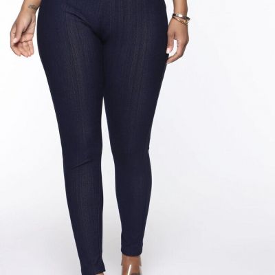 Fashion Nova Navy Leggings Size S/M